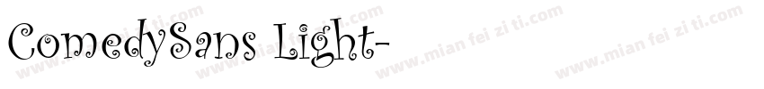 ComedySans Light字体转换